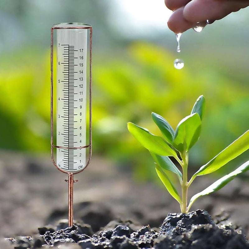 سعة كبيرة 8 25 بوصة أنبوب استبدال مقياس المطر شفاف مقاوم للتشقق - Image 5